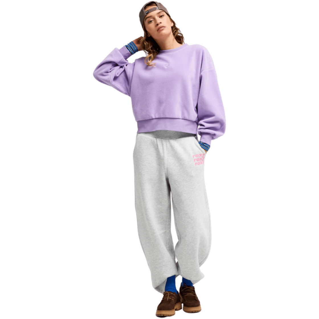 2026 Roxy Womens Chill Story Sherpa Fleece ERJPF03248 - Viola